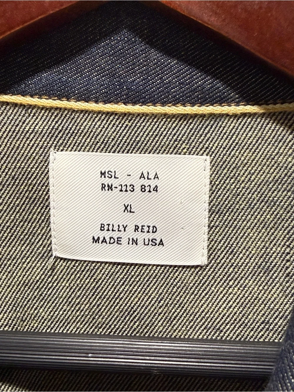 Billy Reid Clayton Denim Jacket in Billy’s Wash XL